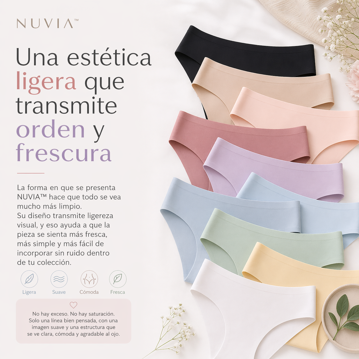 TANGAS NUVIA™ | Hechas para tu comodidad PAGA 5 LLEVA 10