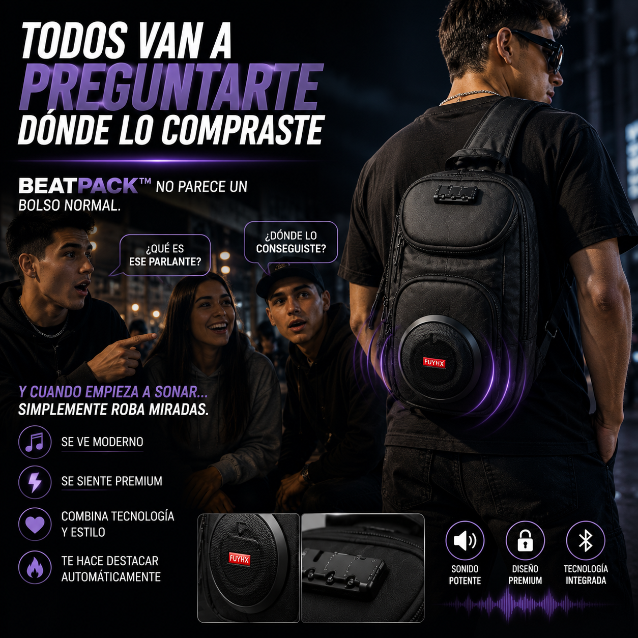BEATPACK™ | Música y estilo en un solo bolso