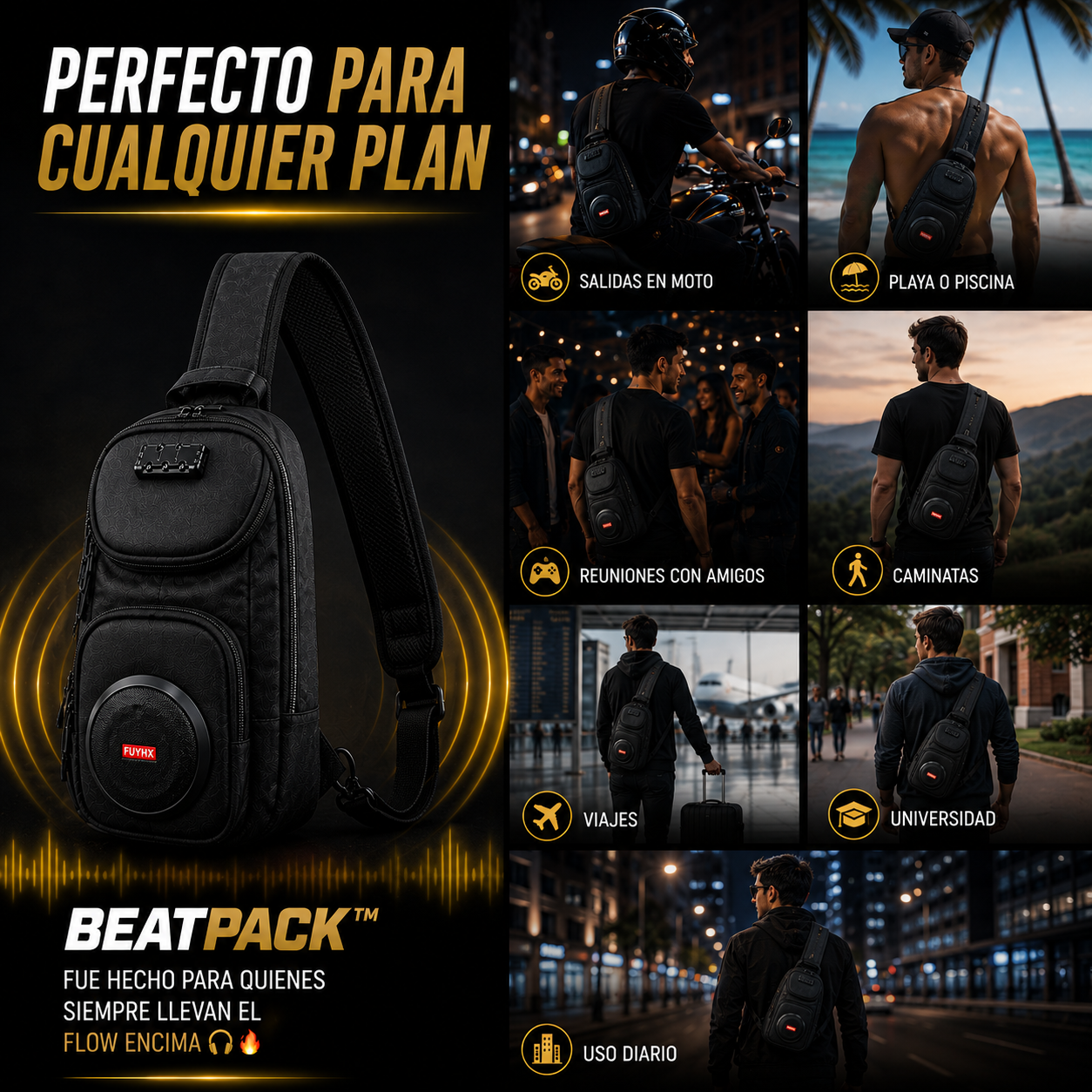 BEATPACK™ | Música y estilo en un solo bolso