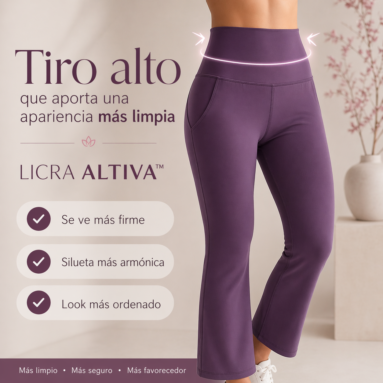 LICRA ALTIVA™ | Movimiento cómodo con un acabado más pulido