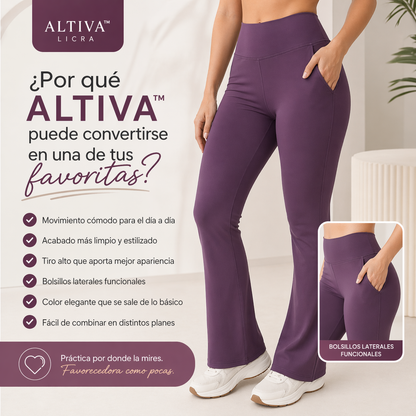LICRA ALTIVA™ | Movimiento cómodo con un acabado más pulido
