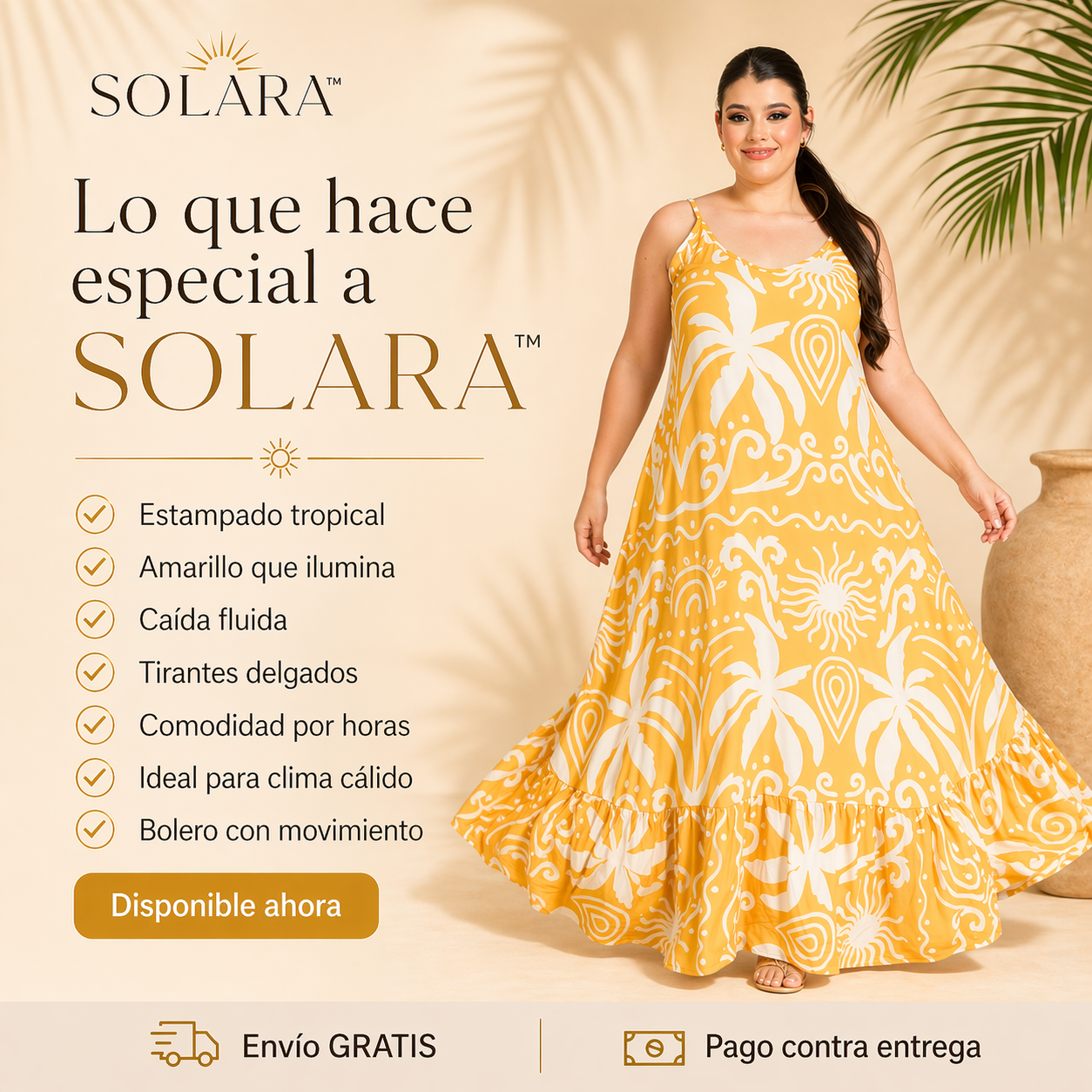 SOLARA™ | Frescura tropical que ilumina tu estilo