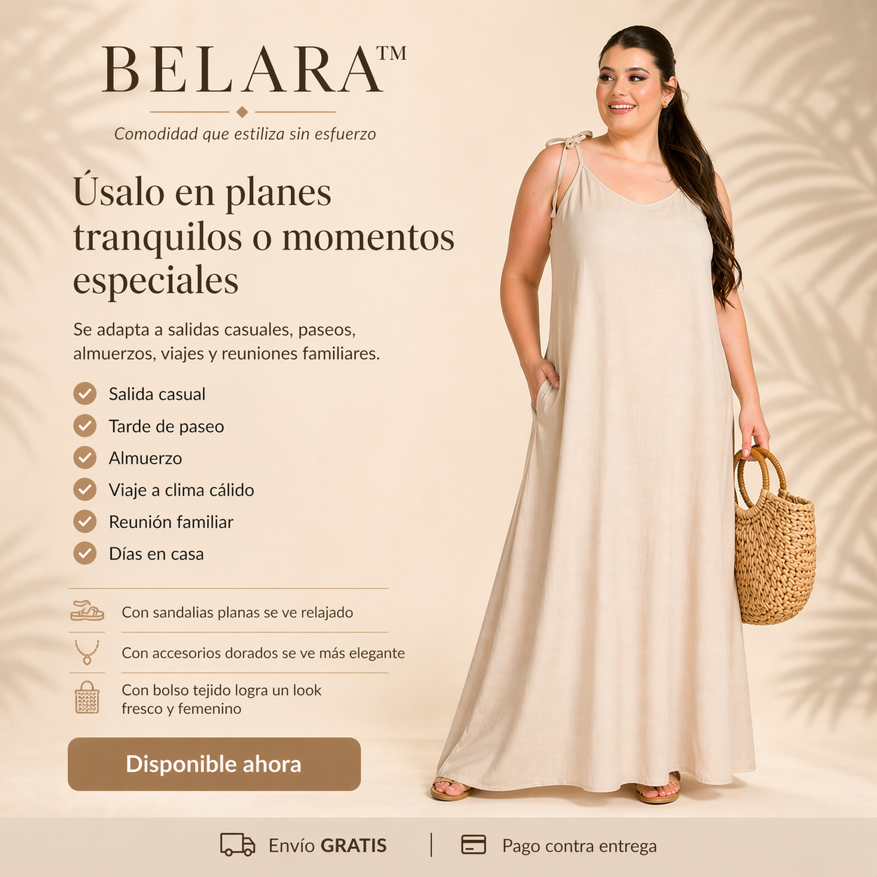 VESTIDO BELARA™ | Comodidad que estiliza sin esfuerzo
