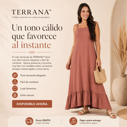 VESTIDO TERRANA™ | Calidez natural con caída encantadora