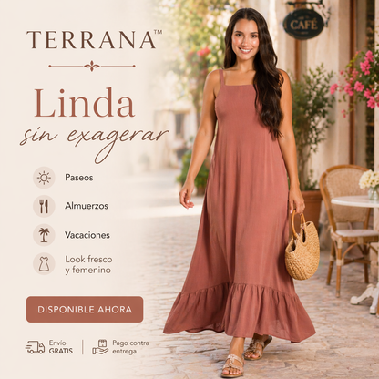 VESTIDO TERRANA™ | Calidez natural con caída encantadora