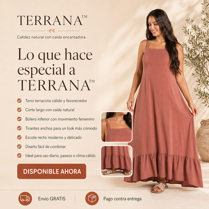 VESTIDO TERRANA™ | Calidez natural con caída encantadora