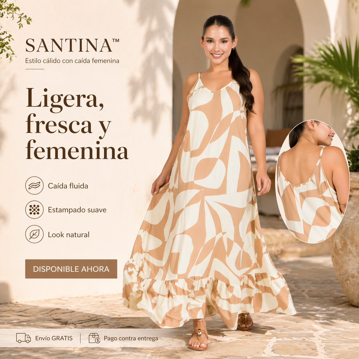 VESTIDO SANTINA™ | Estilo cálido con caída femenina