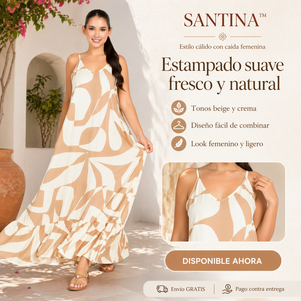 VESTIDO SANTINA™ | Estilo cálido con caída femenina