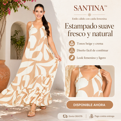 VESTIDO SANTINA™ | Estilo cálido con caída femenina