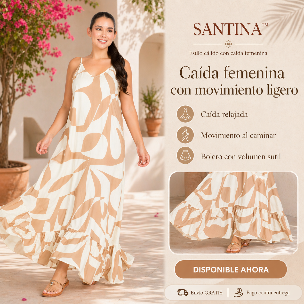 VESTIDO SANTINA™ | Estilo cálido con caída femenina