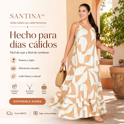 VESTIDO SANTINA™ | Estilo cálido con caída femenina