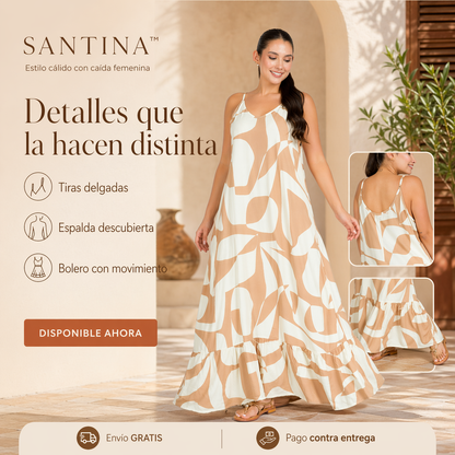 VESTIDO SANTINA™ | Estilo cálido con caída femenina
