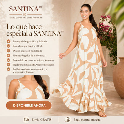 VESTIDO SANTINA™ | Estilo cálido con caída femenina