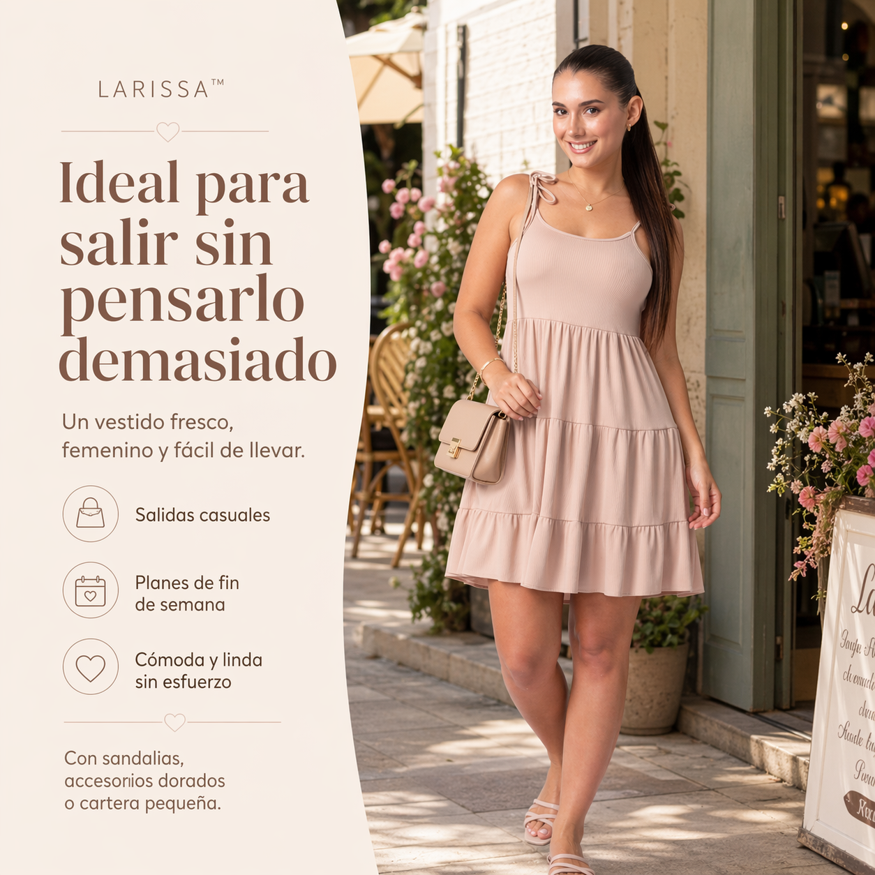 VESTIDO LARISSA™ | Dulzura fresca con movimiento femenino