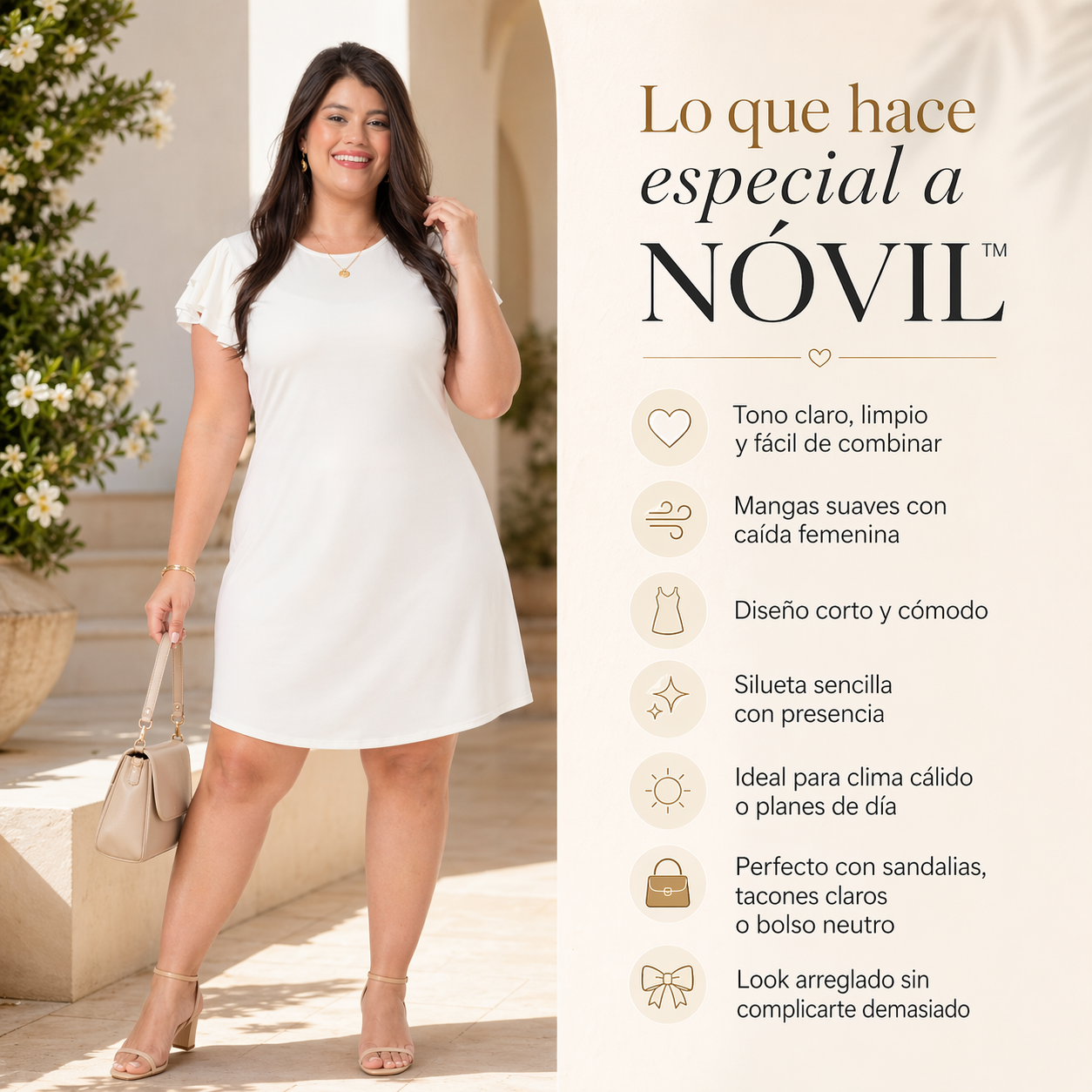 VESTIDO NÓVIL™ | Simple, limpio y listo para verte bien