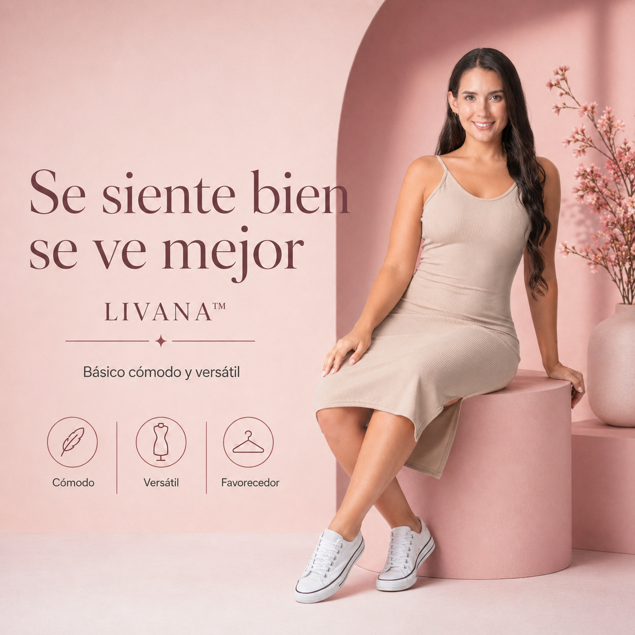 VESTIDO LIVANA™ | Ajuste suave para una silueta natural.