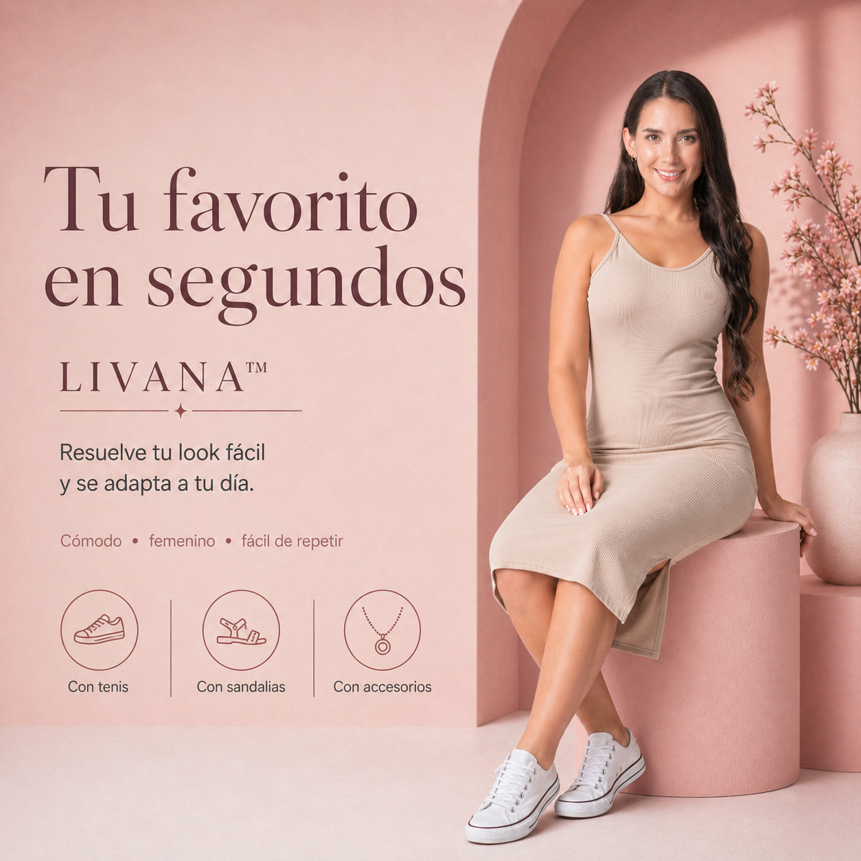 VESTIDO LIVANA™ | Ajuste suave para una silueta natural.