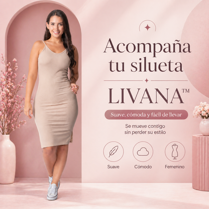 VESTIDO LIVANA™ | Ajuste suave para una silueta natural.