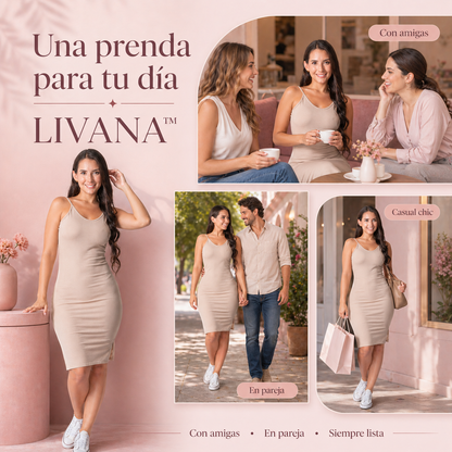 VESTIDO LIVANA™ | Ajuste suave para una silueta natural.