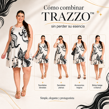 VESTIDO TRAZZO™ | Líneas que estilizan, movimiento que se nota.