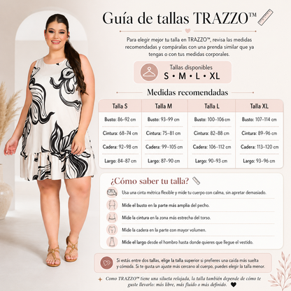 VESTIDO TRAZZO™ | Líneas que estilizan, movimiento que se nota.