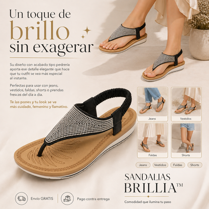 SANDALIAS BRILLIA™ | Comodidad que ilumina tu paso.