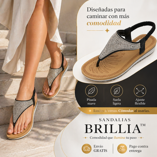 SANDALIAS BRILLIA™ | Comodidad que ilumina tu paso.