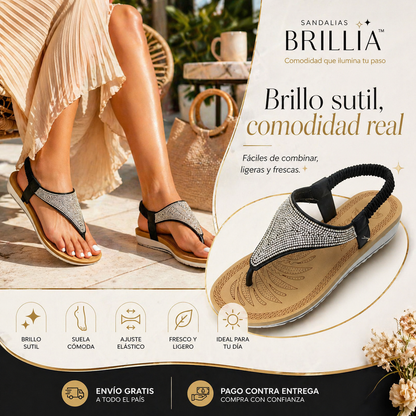 SANDALIAS BRILLIA™ | Comodidad que ilumina tu paso.