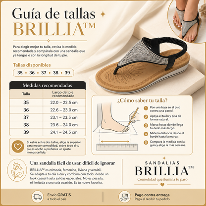 SANDALIAS BRILLIA™ | Comodidad que ilumina tu paso.