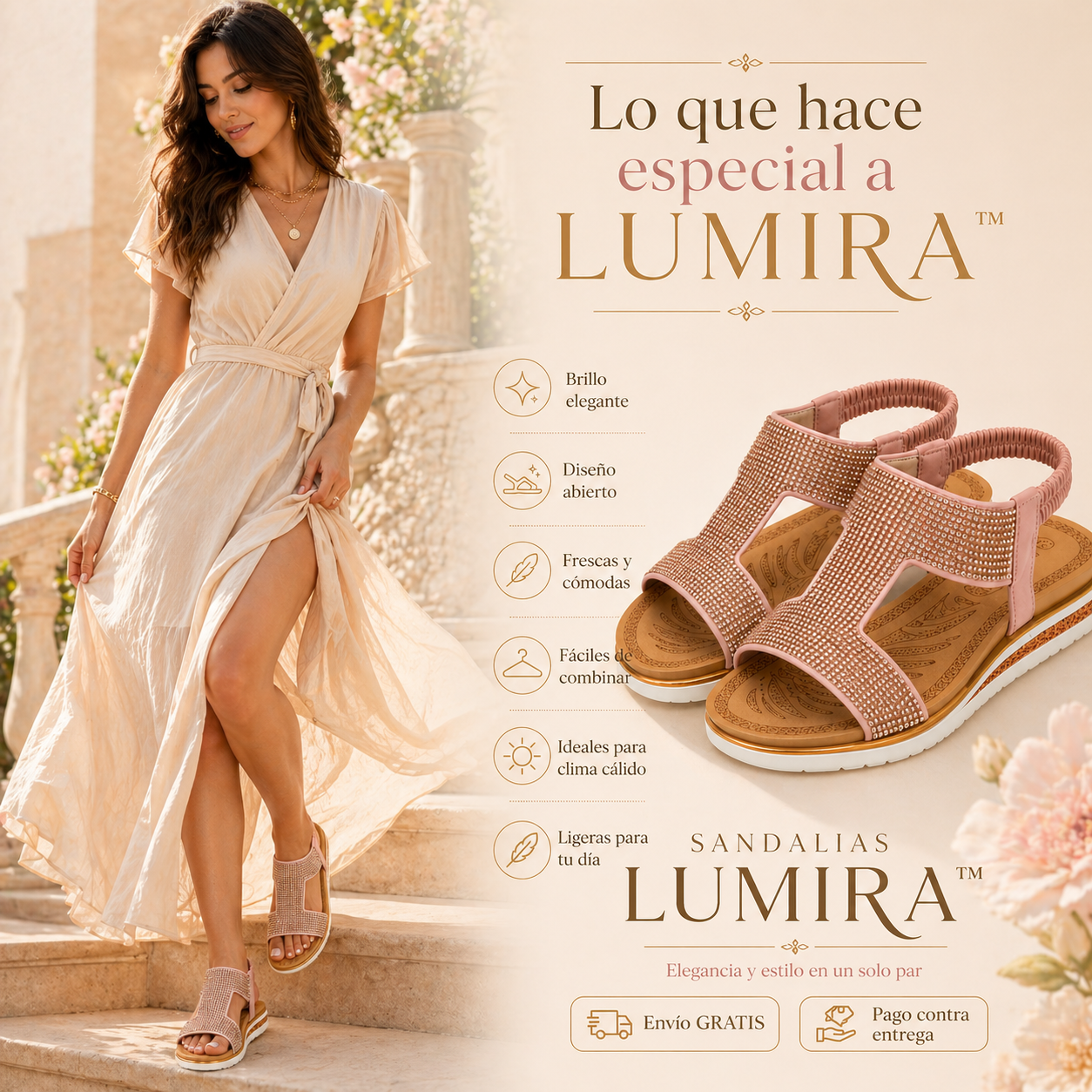 SANDALIAS LUMIRA™ | Elegancia y estilo en un solo par.
