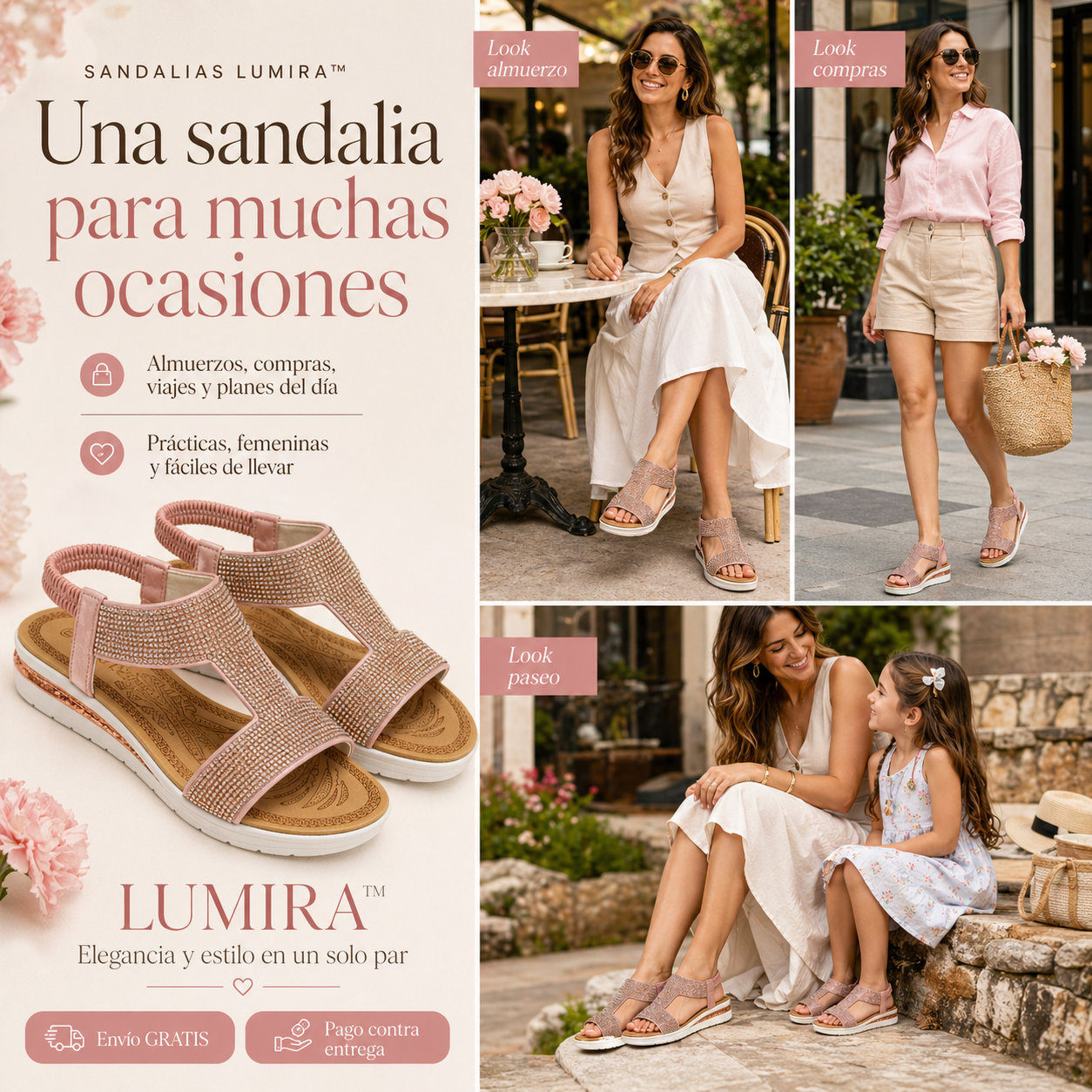 SANDALIAS LUMIRA™ | Elegancia y estilo en un solo par.