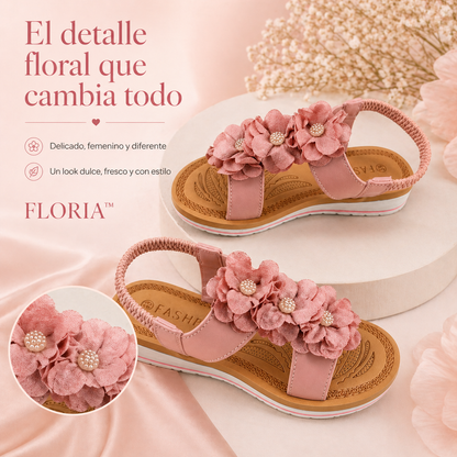 SANDALIAS FLORIA™ | Dulzura floral para caminar cómoda.