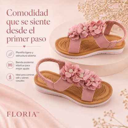 SANDALIAS FLORIA™ | Dulzura floral para caminar cómoda.