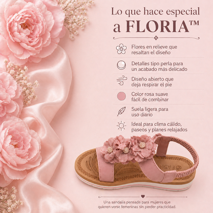 SANDALIAS FLORIA™ | Dulzura floral para caminar cómoda.