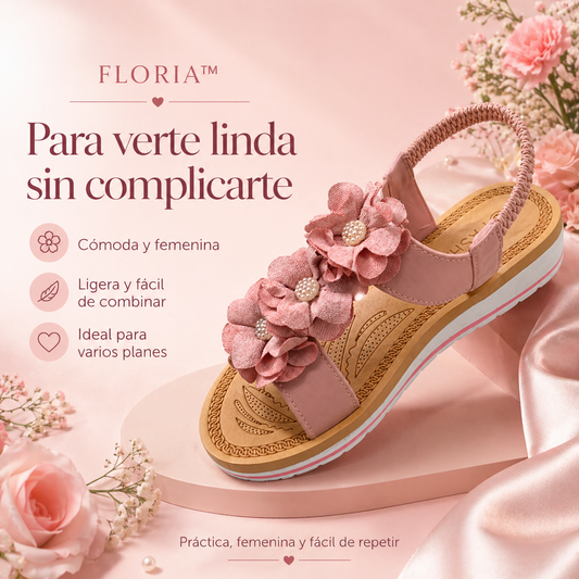 SANDALIAS FLORIA™ | Dulzura floral para caminar cómoda.