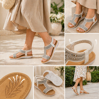 SANDALIAS VALERIA™ | Brillo impecable para elevar cualquier look.