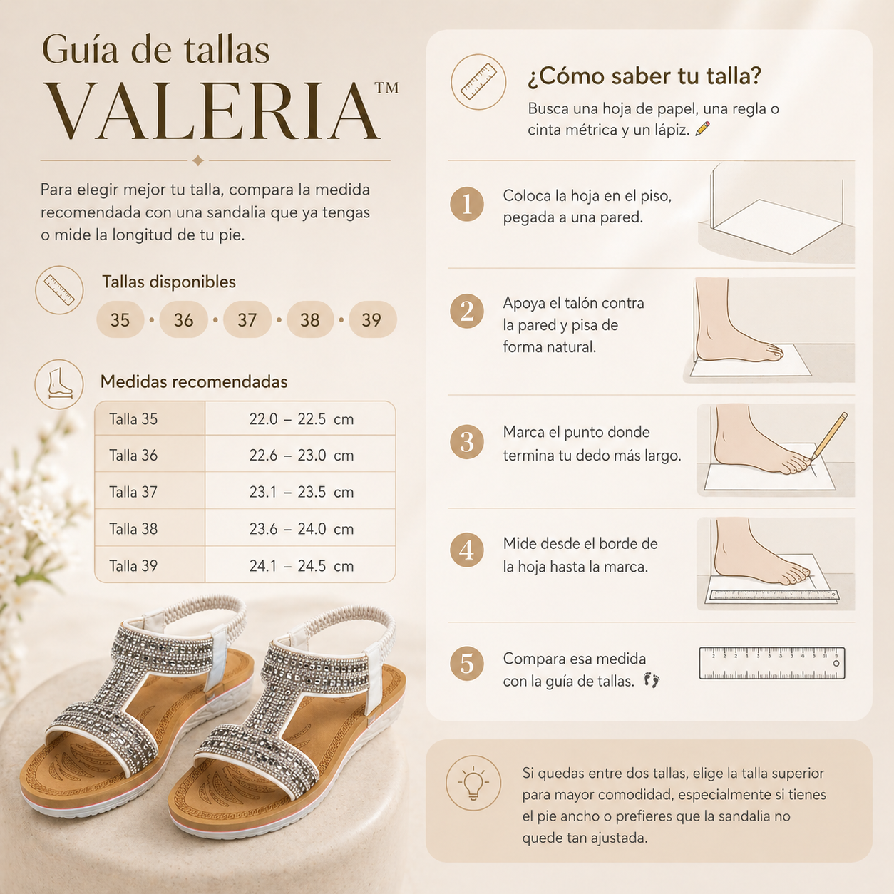 SANDALIAS VALERIA™ | Brillo impecable para elevar cualquier look.