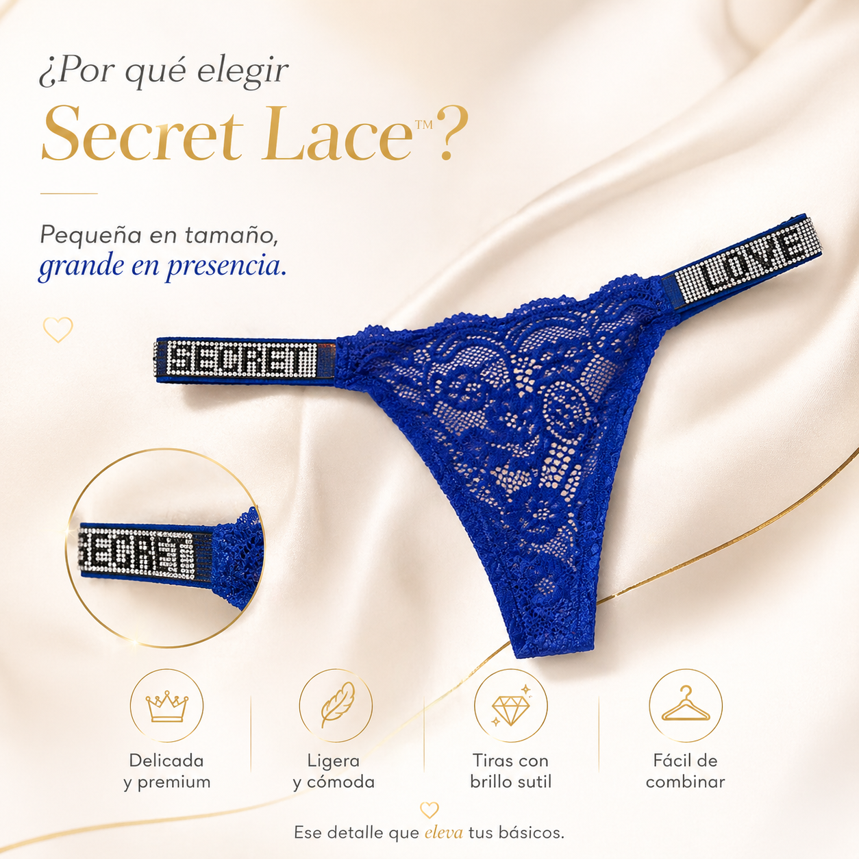 Secret Lace™ | Lencería delicada con acabado premium. (PAGAS 5 LLEVAS 10)