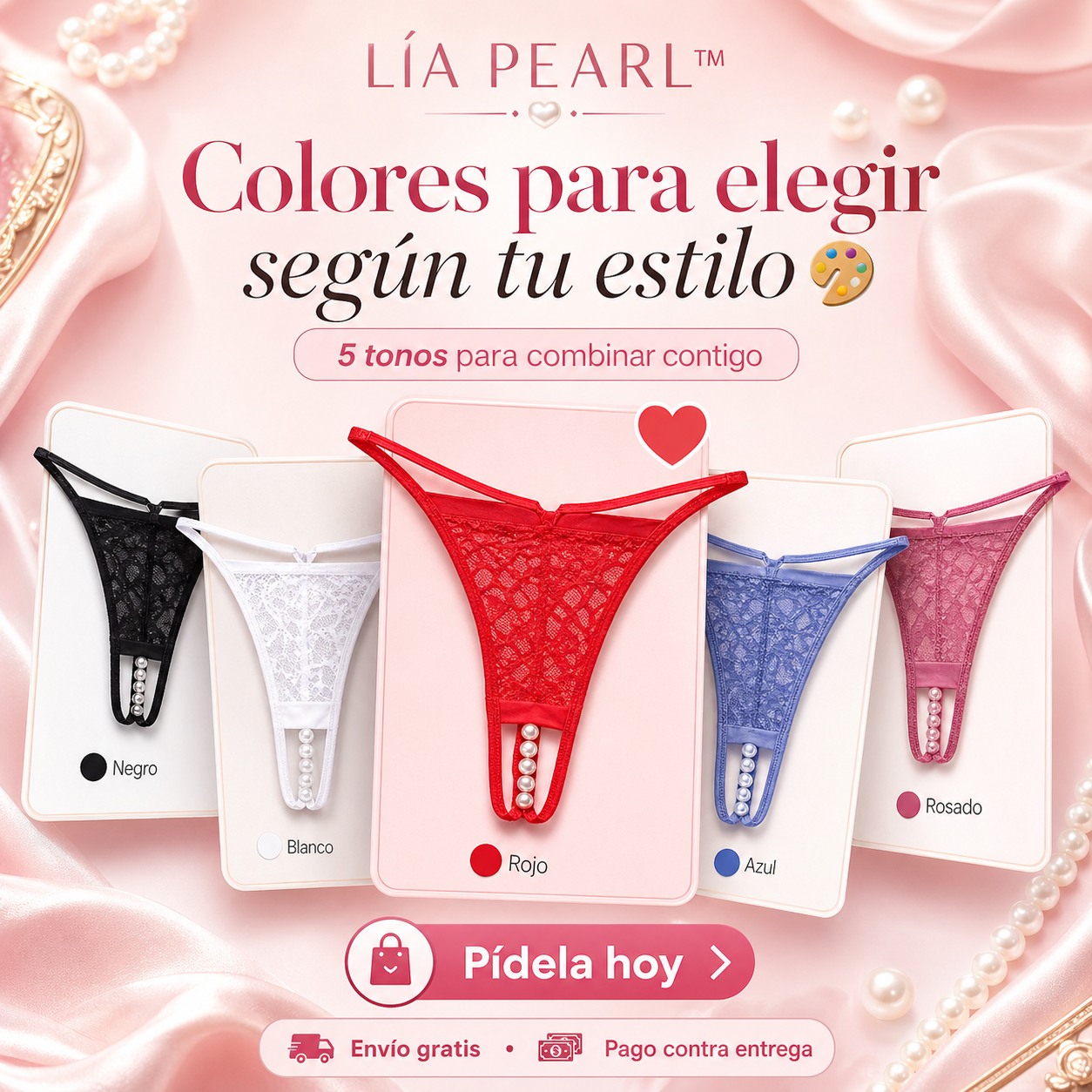 LÍA PEARL™ | Diseño delicado con ajuste perfecto.