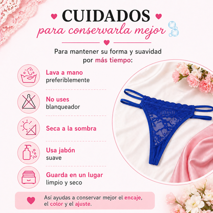 TANGAS SENSIA™ | Encaje suave con ajuste delicado