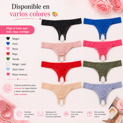TANGAS BELLA PERLA™ | Diseño delicado para sentirte segura y sexy.