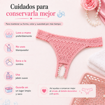 TANGAS BELLA PERLA™ | Diseño delicado para sentirte segura y sexy.