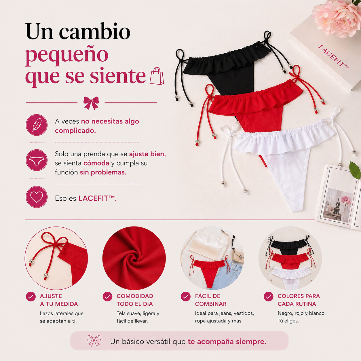 TANGAS LACEFIT™ | Ajuste que se adapta a ti.