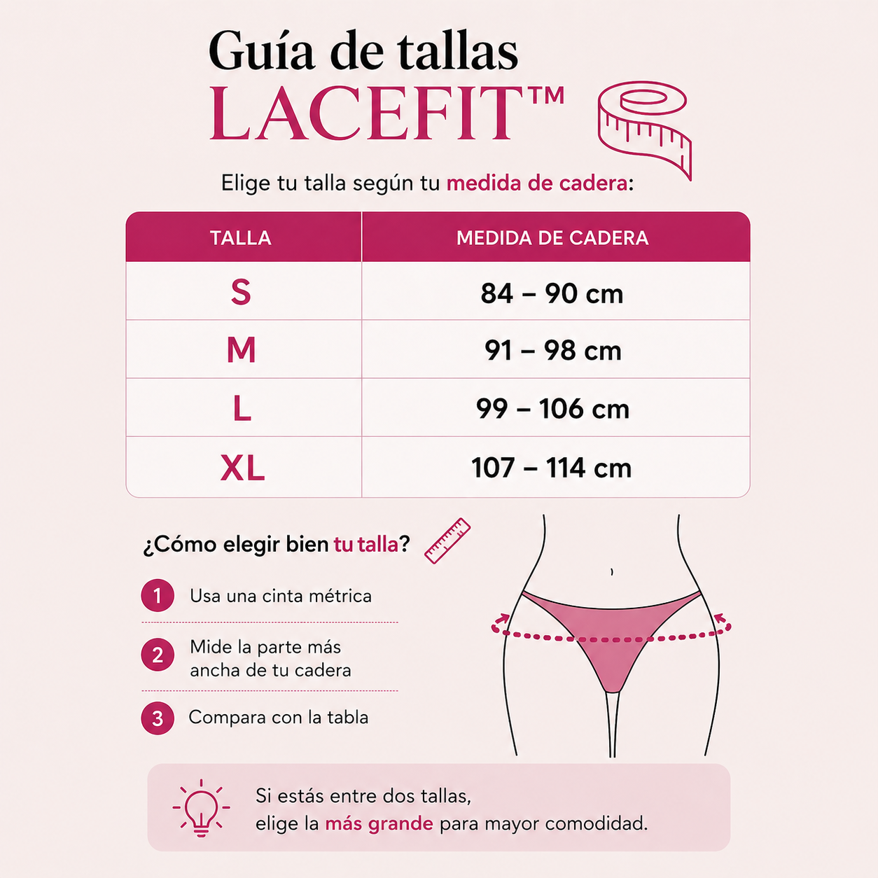 TANGAS LACEFIT™ | Ajuste que se adapta a ti.
