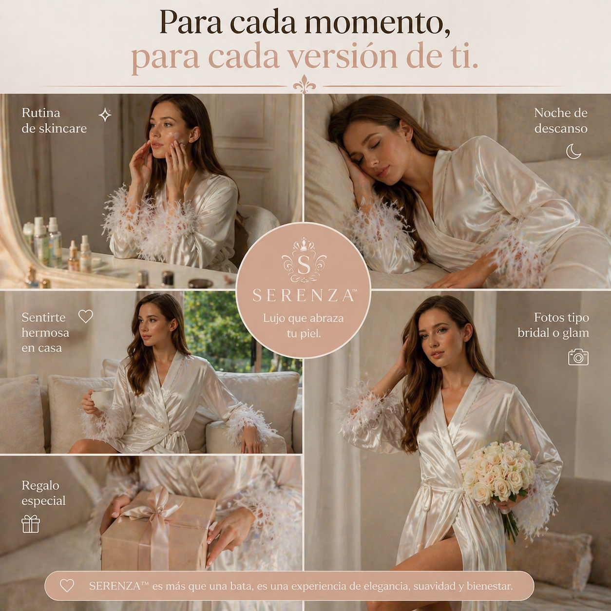 SERENZA™ | Lujo que abraza tu piel