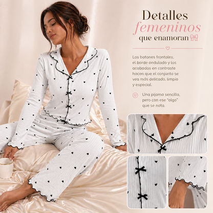 PIJAMA CORAZÓN™ | Comodidad con un toque especial