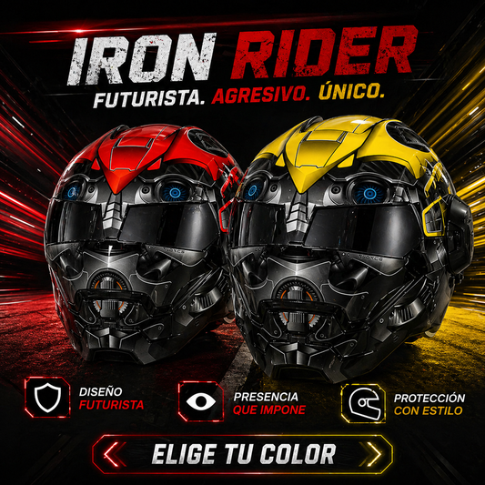 IRON RIDER™ | Casco futurista para dominar la vía.
