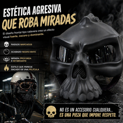 SKULL RIDER™ | Máscara motera que impone respeto