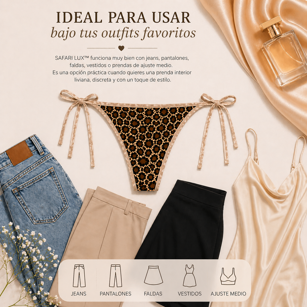 SAFARI LUX™ | Ajuste coqueto con vibra salvaje.