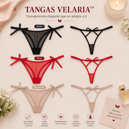 TANGAS VELARIA™ | Transparencia elegante que se adapta a ti